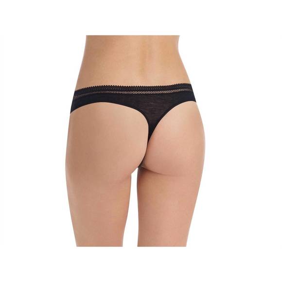 NEW COMMANDO pure pima thong panty in black - Picture 2 of 2